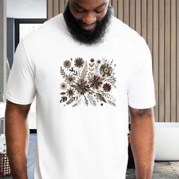 Subtle Fuck Trump Flower, Boho Floral T-Shirt