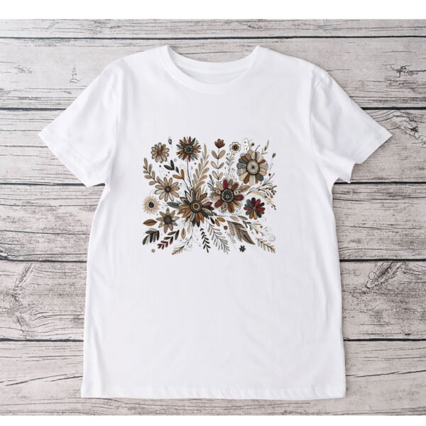 Subtle Fuck Trump Flower, Boho Floral T-Shirt