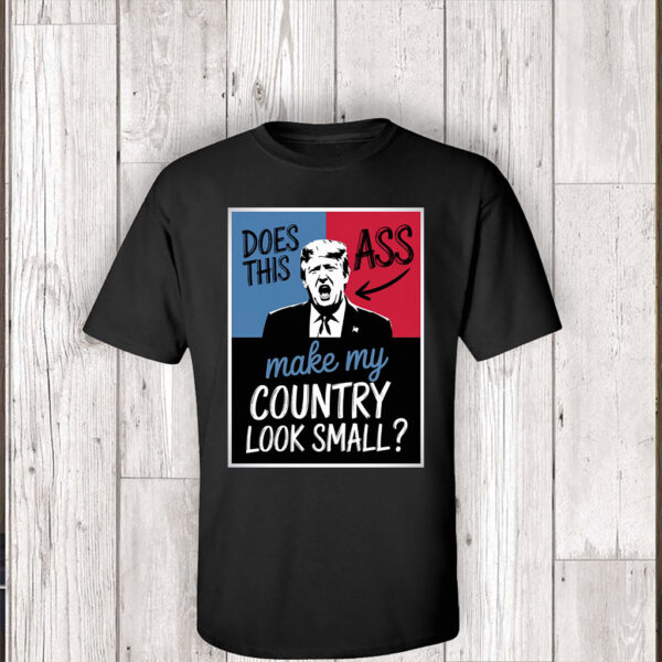 This Ass Resist Fascist, Make My Country Look Small T-Shirt