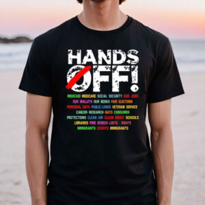 Women’s Hands Off Protest 2025 T-Shirt