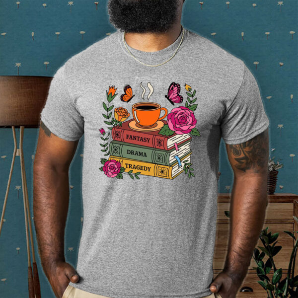 Fantasy Drama Tragedy - Floral Subtle Fck Trump 2025 T-Shirt