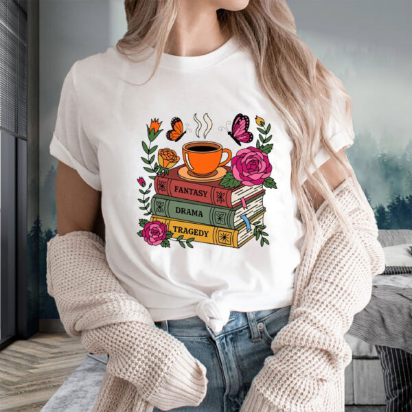 Fantasy Drama Tragedy - Floral Subtle Fck Trump 2025 T-Shirt