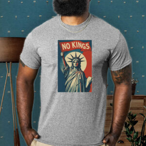 No Kings Liberty - Anti-Trump Political 2025 T-Shirt