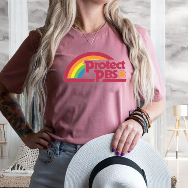 Protect PBS Save Public Broadcasting - Anti Trump 2025 T-Shirt