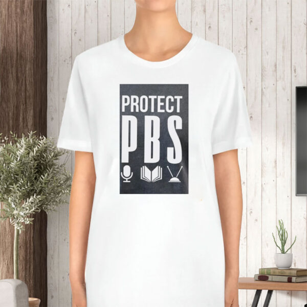 Protect Pbs Political Protest Save Public Broadcasting Anti Trump T-Shirt