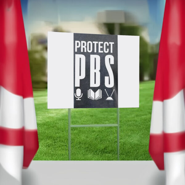 Protect Pbs Political Protest Save Public Broadcasting Anti Trump Yard Sign