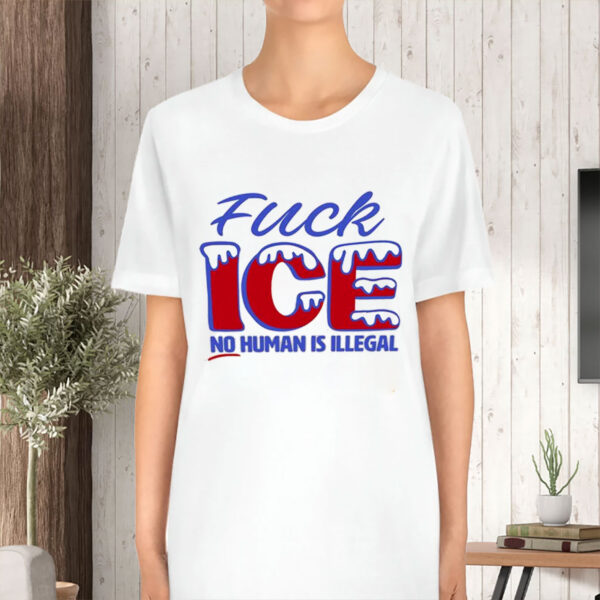 Abolish-ICE-No-Human-Is-Illegal-T-Shirt,-Chinga-la-Migra-Tee-usa