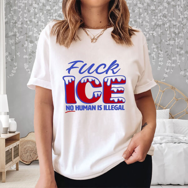 Abolish-ICE-No-Human-Is-Illegal-T-Shirt,-Chinga-la-Migra-Tees