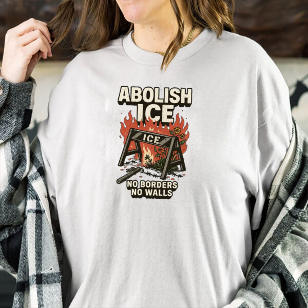 Abolish-ICE-T-Shirt,-No-Human-Is-Illegal-Tee,-Fuck-ICE-T-Shirts