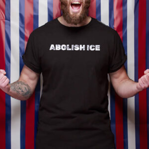 Abolish-Ice-T-Shirt,-No-Human-Is-Illegal-Tee