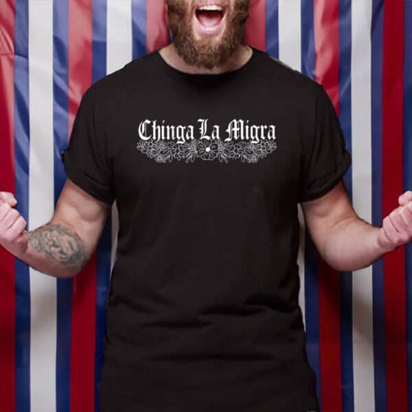 Anti-ICE-T-Shirt,-Chinga-La-Migra-Tee,-Abolish-ICE-Shirt