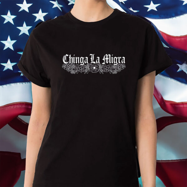 Anti-ICE-T-Shirt,-Chinga-La-Migra-Tee,-Abolish-ICE-Shirts