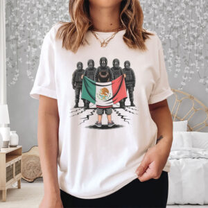 Anti-Ice-Protest-T-Shirt,-Fuck-Ice-Tee,-Chinga-La-Migra,-Mexican-Flags