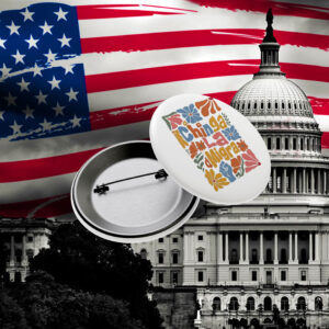 Anti-Trump-Button,-Floral-boho-Chinga-La-Migra-Button-us