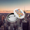 Anti-Trump-Button,-Floral-boho-Chinga-La-Migra-Button-usa