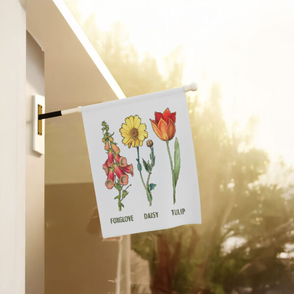 Anti-Trump-Flag,-Foxglove-Daisy-Tulip-Flags