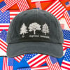 Anti-Trump-Hat,-Embroidered-Fir-Dogwood-Tamarack-Hats
