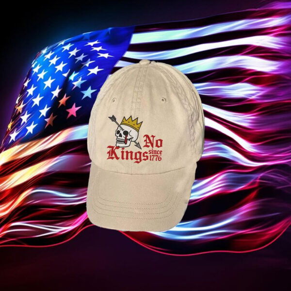 Anti-Trump-Hat,-Embroidered-Skeleton-No-Kings-In-America-Since-1776-Hats