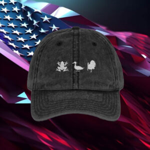 Anti-Trump-Hat,-FDT-Frog-Duck-Turkey-Embroidered-Hat-usa