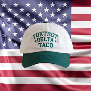 Anti-Trump-Hat,-Foxtrot-Delta-Taco-Embroidered-Hats
