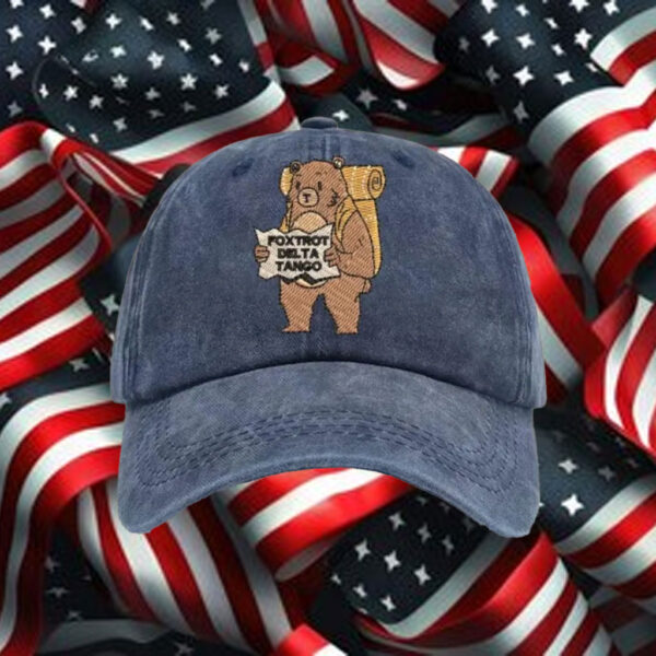 Anti-Trump-Hat,-Foxtrot-Delta-Tango-Embroidered-Hat