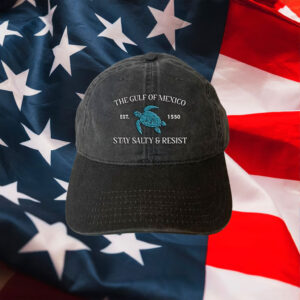 Anti-Trump-Hat,-Gulf-of-Mexico-Embroidered-Hats