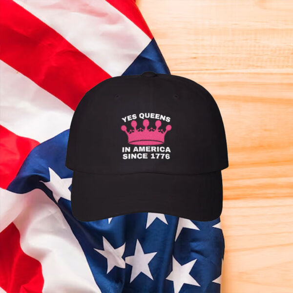 Anti-Trump-Hat,-No-Kings-Yes-Queens-In-America-Since-1776-Embroidered-QUEEN-Hat