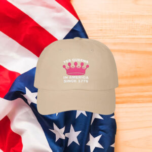 Anti-Trump-Hat,-No-Kings-Yes-Queens-In-America-Since-1776-Embroidered-QUEEN-Hat-usa