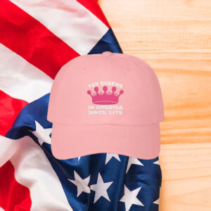 Anti-Trump-Hat,-No-Kings-Yes-Queens-In-America-Since-1776-Embroidered-QUEEN-Hats