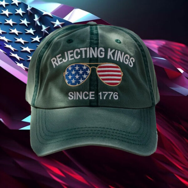 Anti-Trump-Hat,-Rejecting-Kings-Since-1776-Protest-Embroidered-Hat