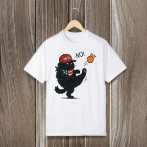 Anti-Trump-Shirt,-Black-Cat-Kicking-Orange-Shirt-usa