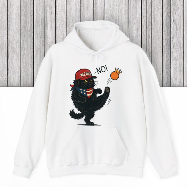 Anti-Trump-Shirt,-Black-Cat-Kicking-Orange-Shirts