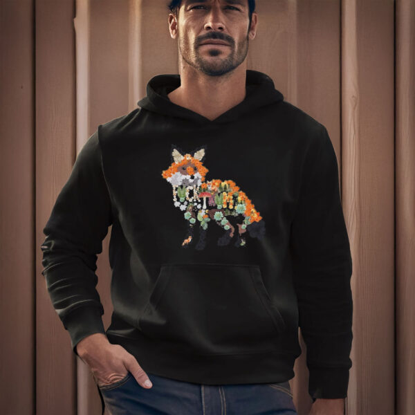 Anti-Trump-Shirt,-Floral-Fox-with-Hidden-Message-Shirt