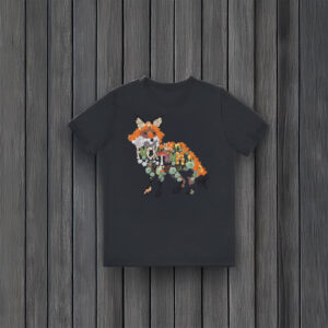 Anti-Trump-Shirt,-Floral-Fox-with-Hidden-Message-Shirt-usa