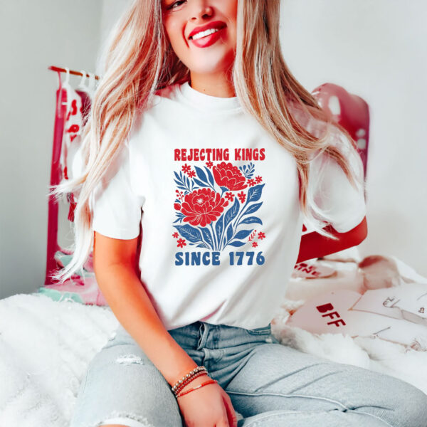Anti-Trump-Shirt,-Flower-Shirt,-No-Kings-Shirts
