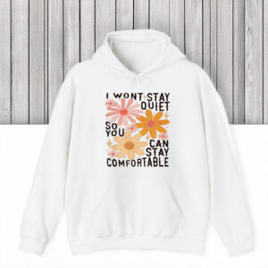 Anti-Trump-Shirt,-I-Won't-Stay-Quiet-Floral-Shirt