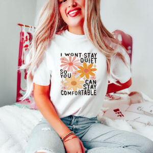 Anti-Trump-Shirt,-I-Won't-Stay-Quiet-Floral-Shirts
