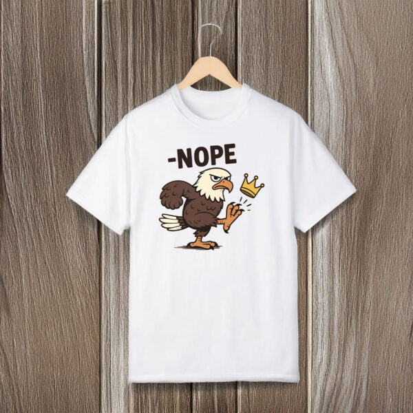 Anti-Trump-Shirt,-No-Kings-in-America-Bald-Eagle-Shirt-us