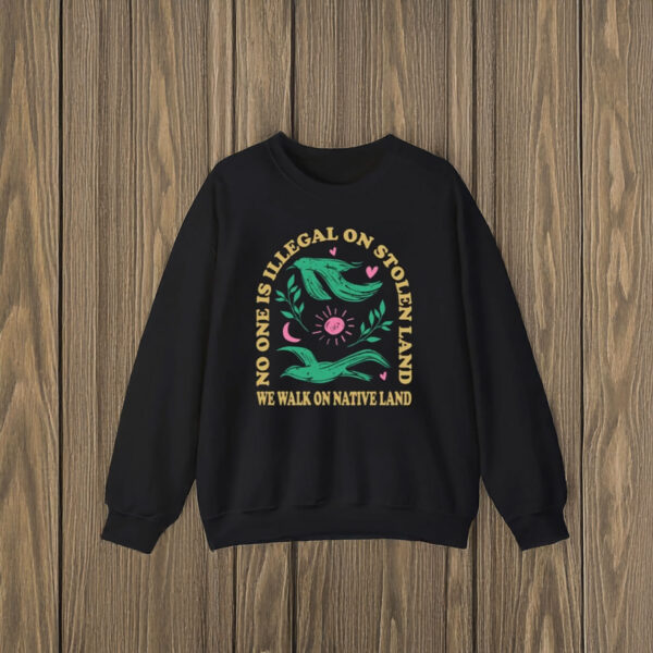 Anti-Trump-Shirt,-No-One-Is-Illegal-On-Stolen-Land-Tees