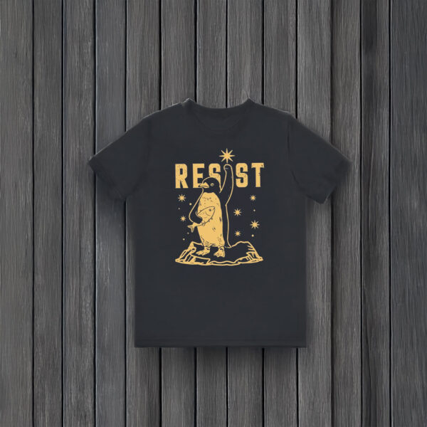 Anti-Trump-Shirt,-Penguins-Resist-Shirt