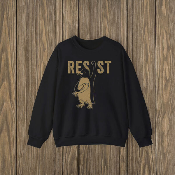 Anti-Trump-Shirt,-Penguins-Resist-Shirts