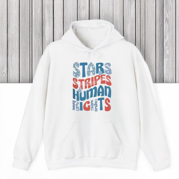 Anti-Trump-Shirt,-Stars-And-Stripes-And-Human-Rights-Shirt