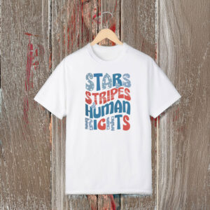 Anti-Trump-Shirt,-Stars-And-Stripes-And-Human-Rights-Shirt-us
