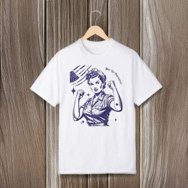 Anti-Trump-Shirt,-Vintage-Not-My-President-Shirt