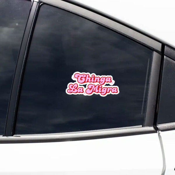 Anti-Trump-Sticker,-Chinga-La-Migra-Stickers