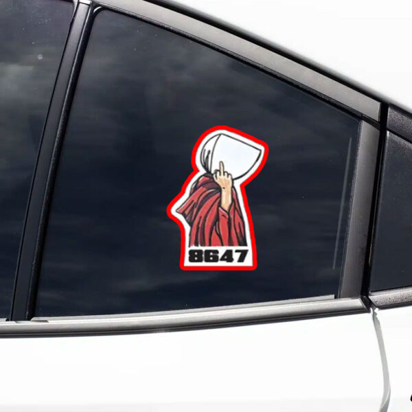 Anti-Trump-Sticker,-Handmaid-8647-Stickers