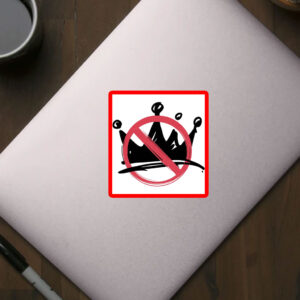 Anti-Trump-Sticker,-NO-KINGS-Sticker