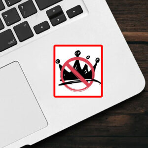 Anti-Trump-Sticker,-NO-KINGS-Stickers