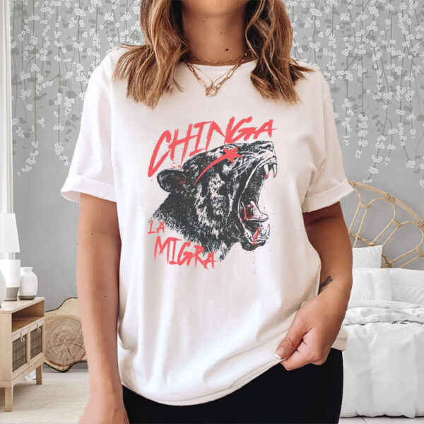 Chinga-La-Migra-T-Shirt,-ICE-Out-Of-LA-Protest-Tee,-Abolish-Ice-T-Shirt-us