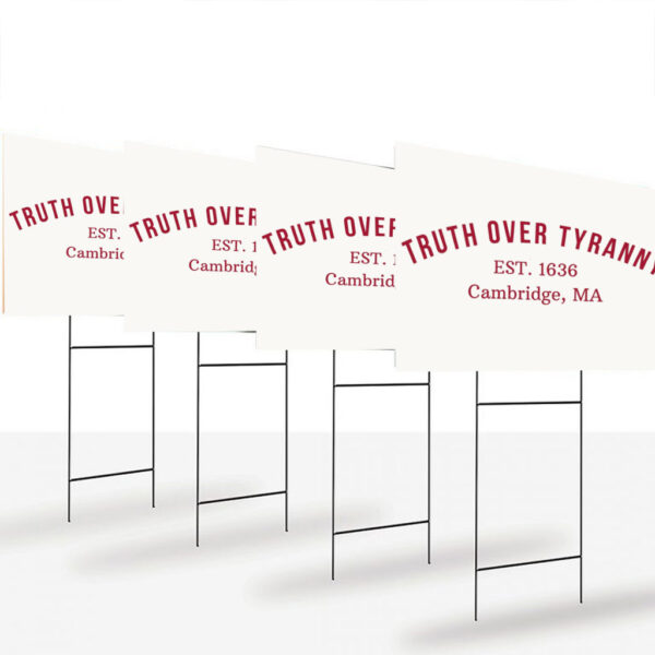 Comfort-Colors®-Support-Harvard-Resistance-Yard-Sign,-Protect-Higher-Education-Academic-Independence-Sign,-Anti-Trump-Sign